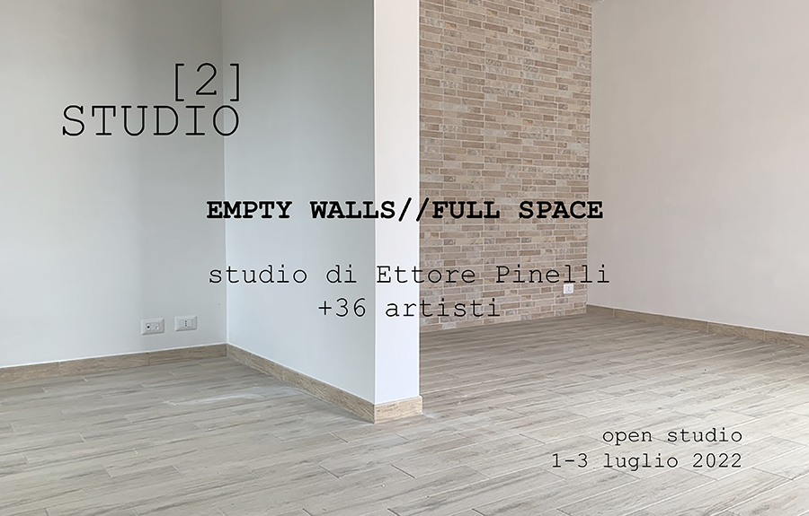 Empty walls / Full space - Studio di Ettore  Pinelli + 36 artisti